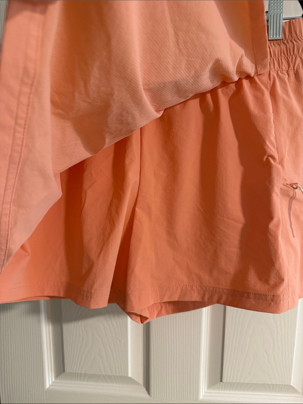 Avalanche Peach Elastic Waist Athletic Skort - Picture 3 of 6